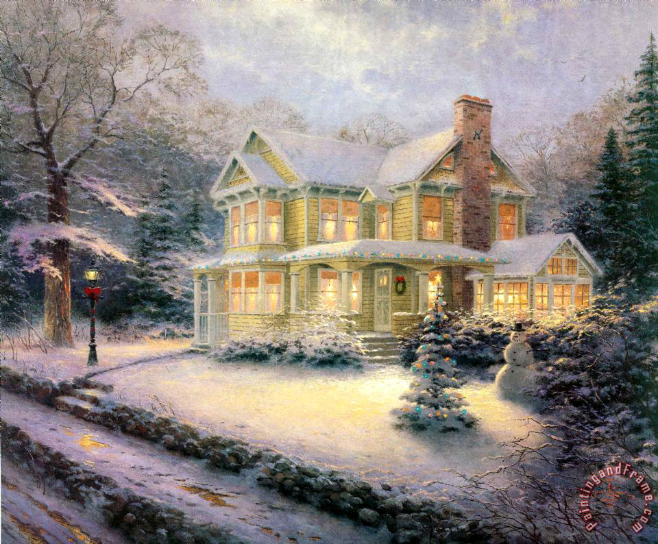 Thomas Kinkade Victorian Christmas Iii painting Victorian Christmas