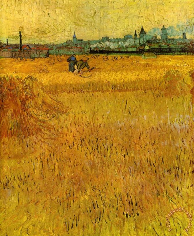 Wheat Field Van Gogh painting - 2017 new Wheat Field Van Gogh Art Print