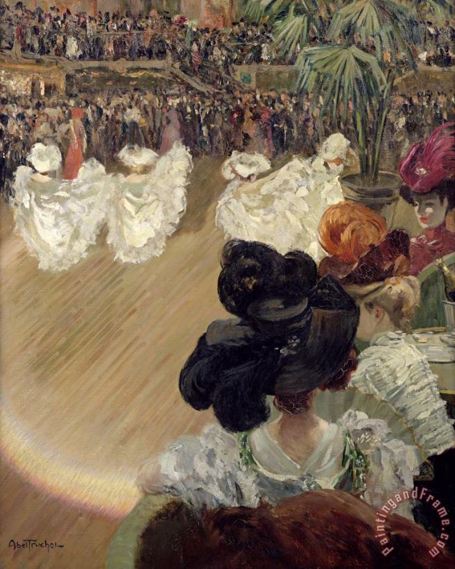 Quadrille at the Bal Tabarin painting - Abel-Truchet Quadrille at the Bal Tabarin Art Print