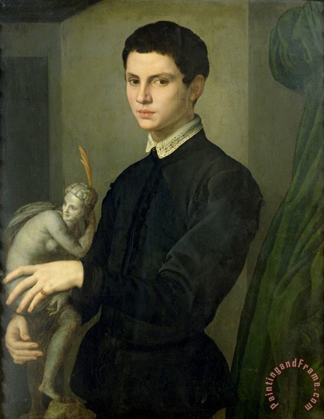 Agnolo Bronzino Portrait of a Sculptor, Possibly Baccio Bandinelli (1493 1560) Art Painting