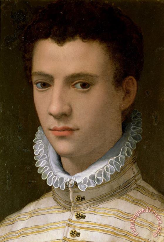 Agnolo Bronzino Portrait of a Young Man Art Painting