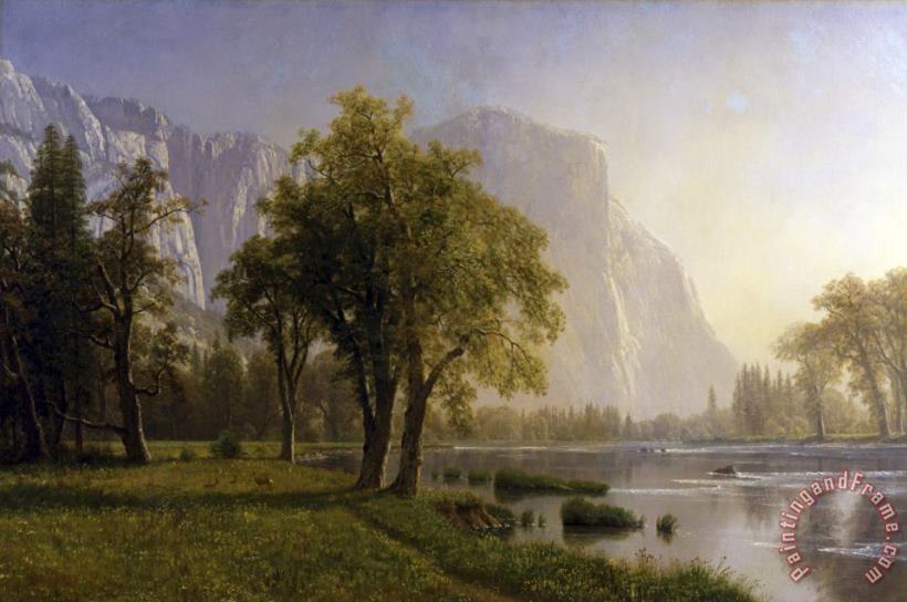 Albert Bierstadt El Capitan, Yosemite Valley, California Art Print