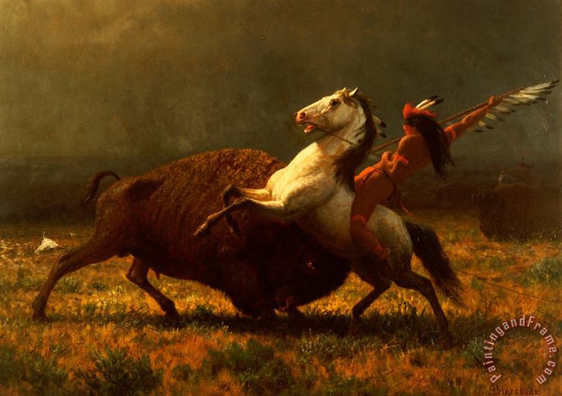 Albert Bierstadt The Last of the Buffalo Art Print