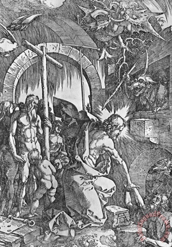 Albrecht Duerer The Descent Of Christ Into Limbo Art Print