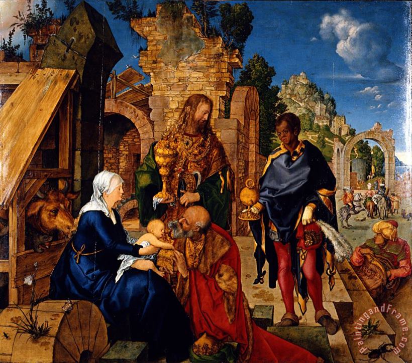 Albrecht Durer Adorazione Dei Magi Art Painting