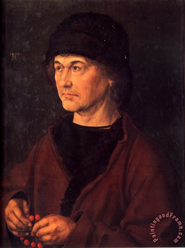 Albrecht Durer Portrait of Albrecht Dürer The Elder Art Print
