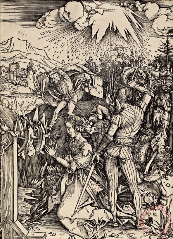 Albrecht Durer The Martyrdom of St. Catherine of Alexandria Art Print