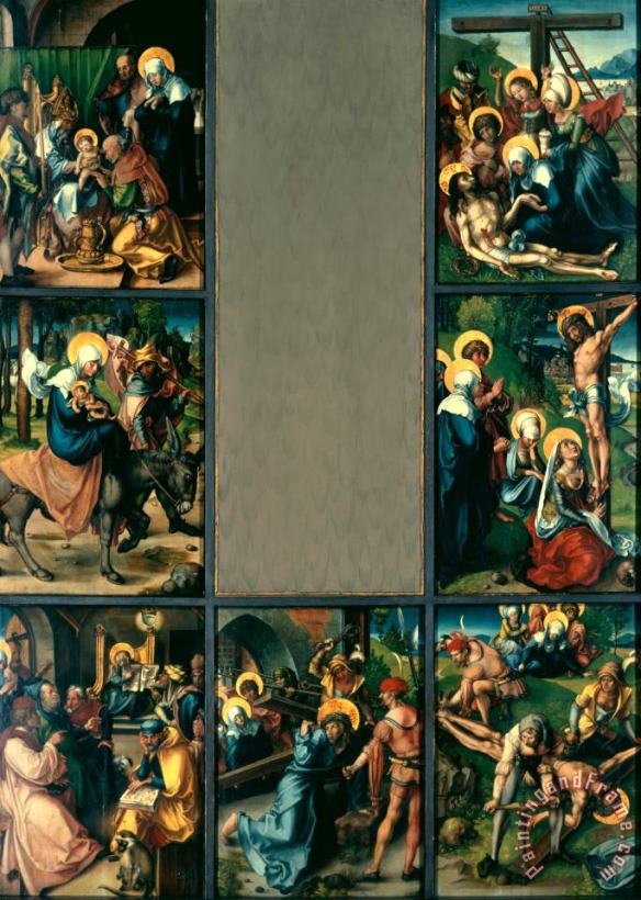 The Seven Sorrows of The Virgin painting - Albrecht Durer The Seven Sorrows of The Virgin Art Print