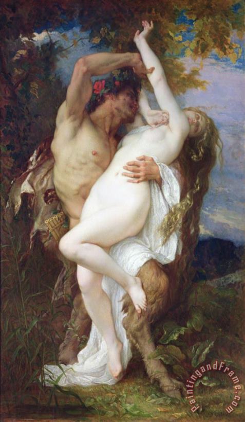 Alexandre Cabanel Nymph Abducted by a Faun Art Print