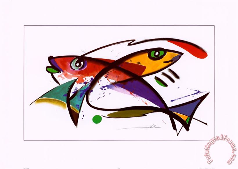 alfred gockel Fish Art Print