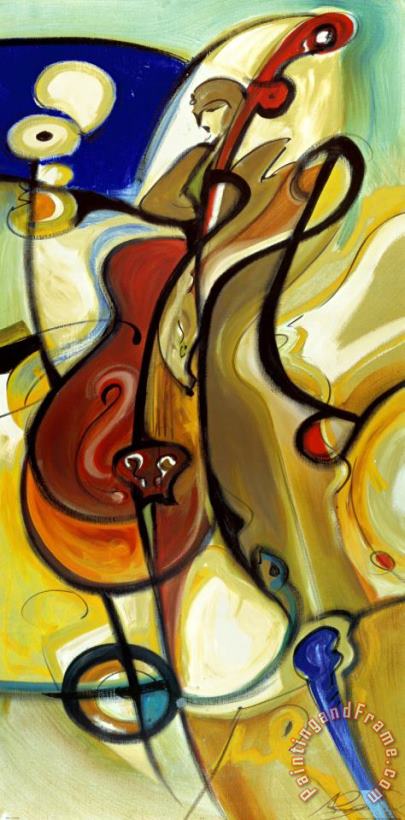 alfred gockel Lowdown Bass Art Painting