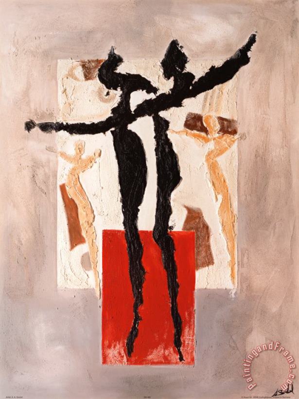 alfred gockel Zorba S Dance Art Painting