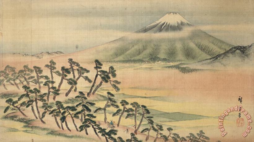 Ando Hiroshige Fukeiga Art Painting