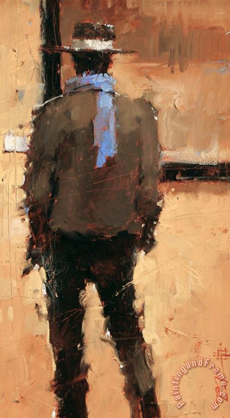 A Collector painting - Andre Kohn A Collector Art Print