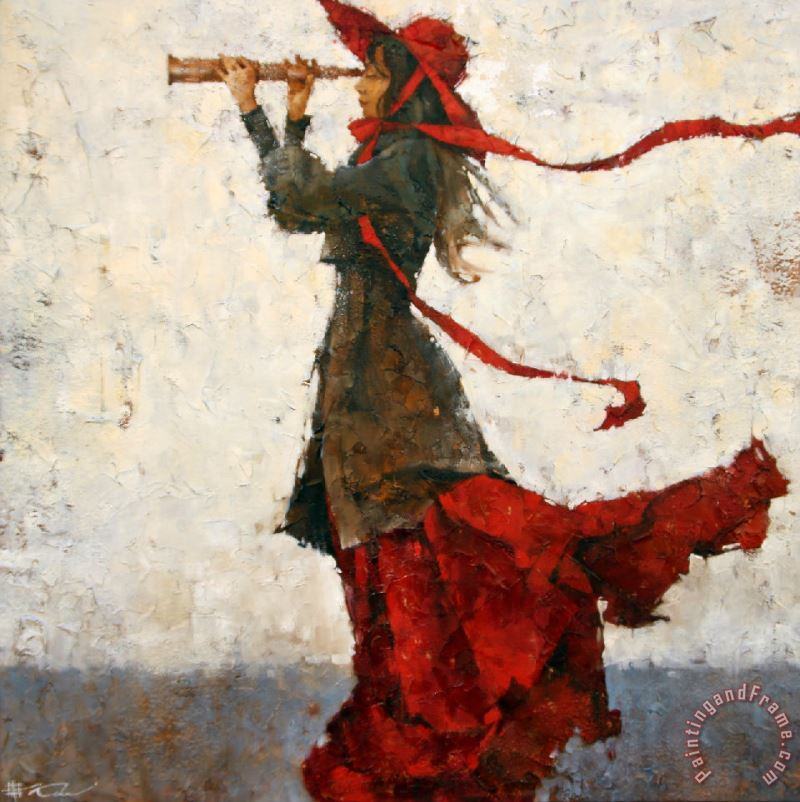 Looking for Summer painting - Andre Kohn Looking for Summer Art Print