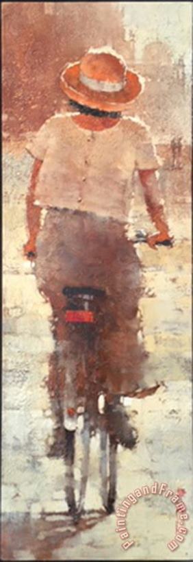 The Day Off. Milan painting - Andre Kohn The Day Off. Milan Art Print