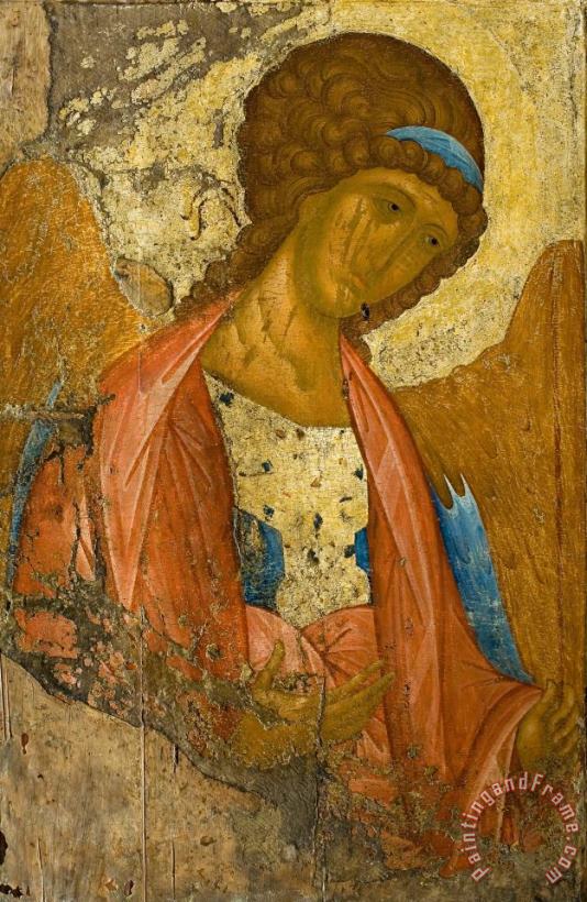Archangel Michael. From the Deisus Chin painting - Andrei Rublev Archangel Michael. From the Deisus Chin Art Print