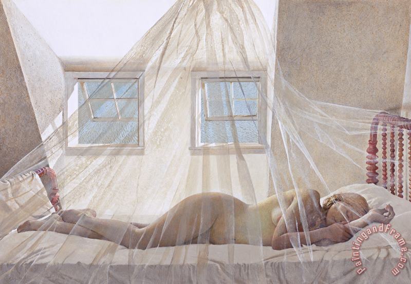 andrew wyeth Day Dream 1980 Art Painting