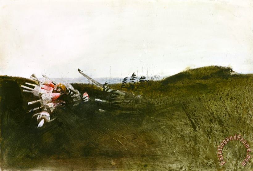 andrew wyeth Field Sparrow 1968 Art Painting