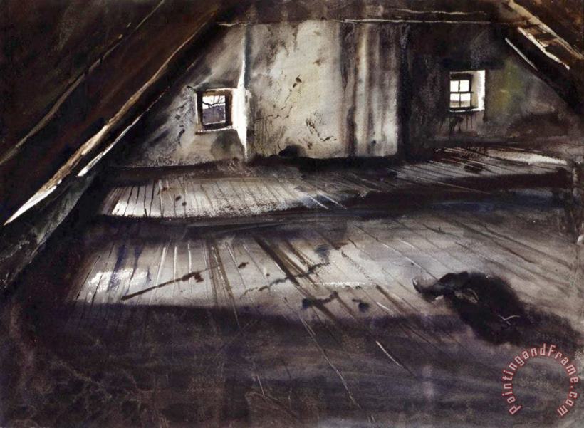 andrew wyeth The Attic Art Painting
