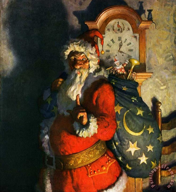 andrew wyeth Twas The Night Before Christmas December 1 1925 Art Print