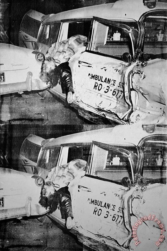 Ambulance Disaster C 1964 painting - Andy Warhol Ambulance Disaster C 1964 Art Print