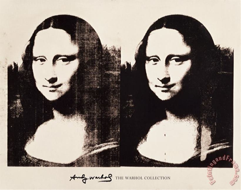 Double Mona Lisa 1963 painting - Andy Warhol Double Mona Lisa 1963 Art Print