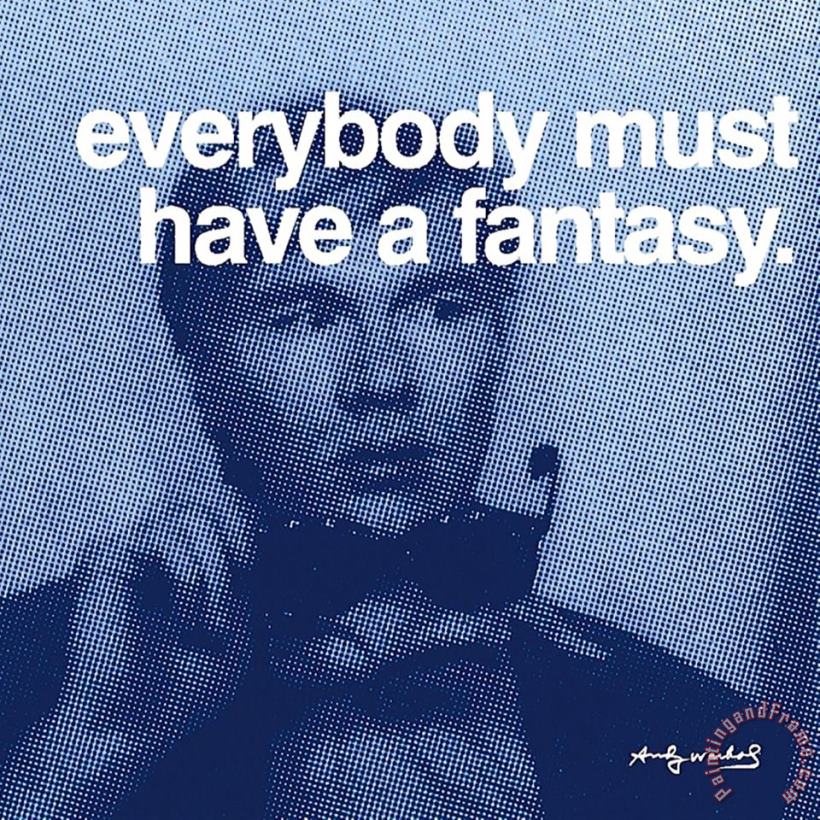 Fantasy painting - Andy Warhol Fantasy Art Print