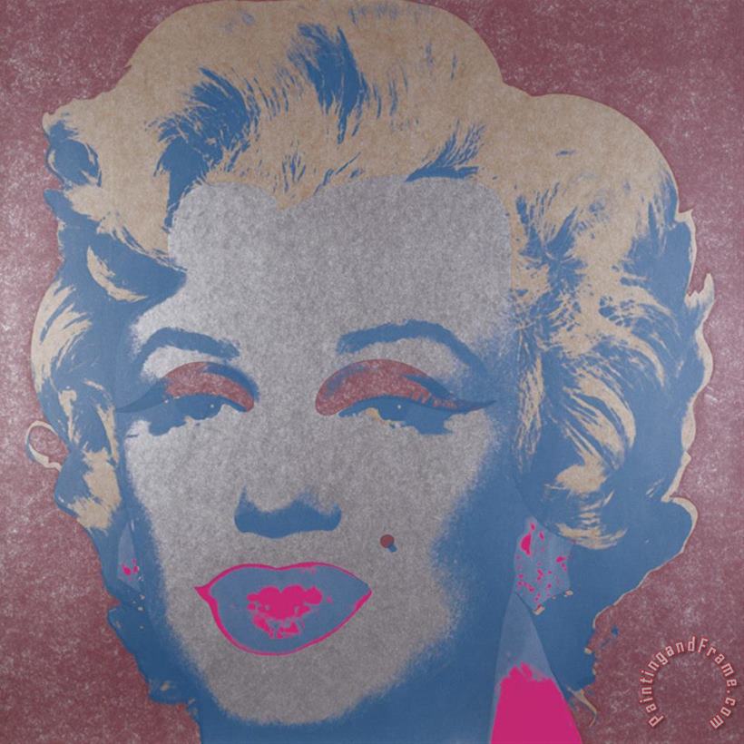 Marilyn Monroe 1967 Silver painting - Andy Warhol Marilyn Monroe 1967 Silver Art Print