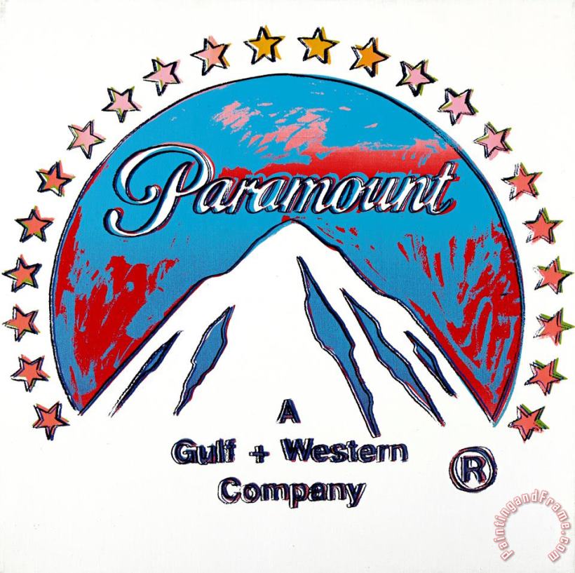 Paramount painting - Andy Warhol Paramount Art Print