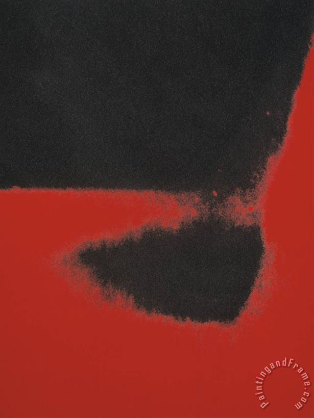 Shadows II 1979 Red painting - Andy Warhol Shadows II 1979 Red Art Print