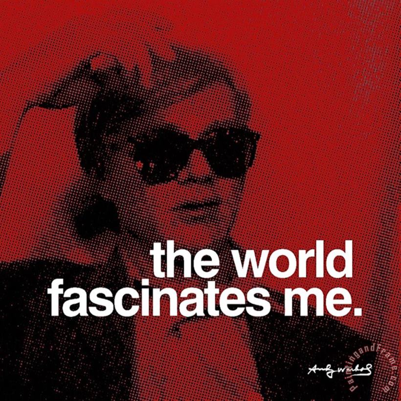 The World painting - Andy Warhol The World Art Print