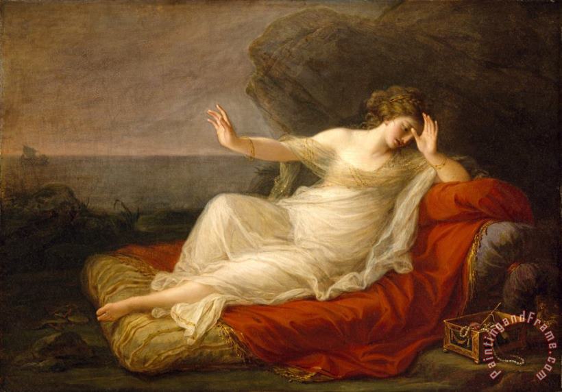 Ariadne Abandoned by Theseus painting - Angelica Kauffmann Ariadne Abandoned by Theseus Art Print