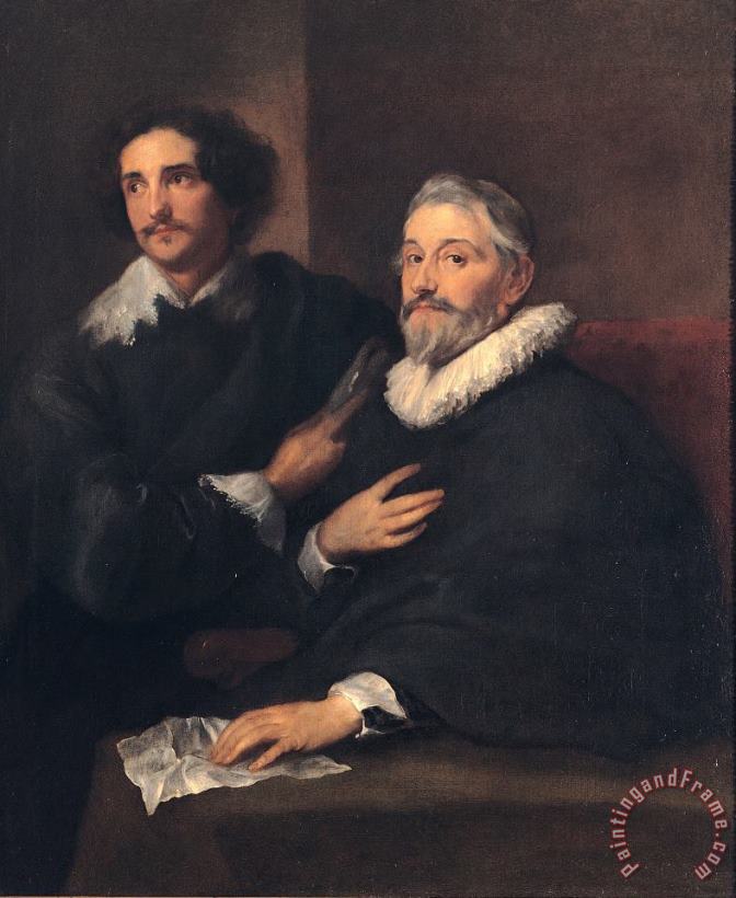 Anthonie Van Dyck Portrait of The Brothers De Wael Art Print