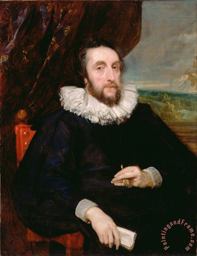 Anthonie Van Dyck Thomas Howard, Second Earl of Arundel Art Print