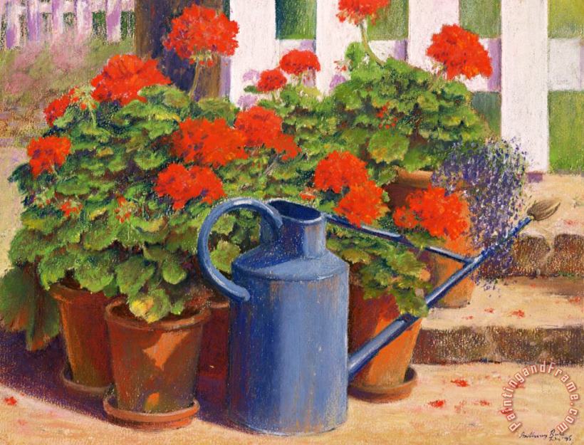 Anthony Rule The blue watering can Art Painting