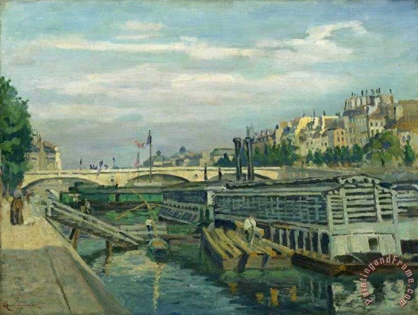 The Bridge of Louis Philippe painting - Armand Guillaumin The Bridge of Louis Philippe Art Print