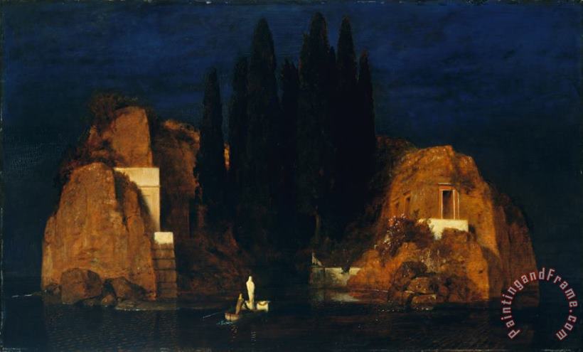Isle of The Dead Version II painting - Arnold Bocklin Isle of The Dead Version II Art Print