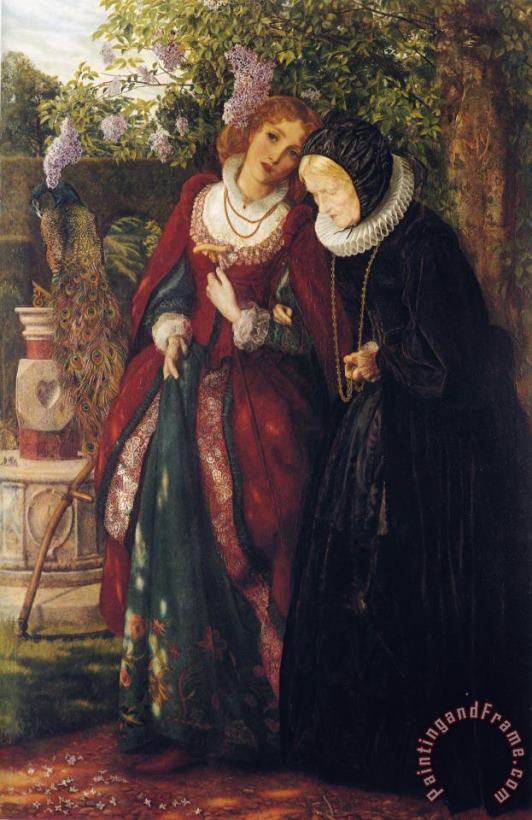 Arthur Hughes Silver And Gold Art Painting