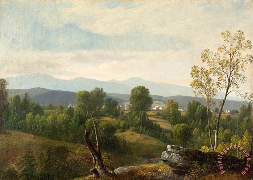 A View of The Valley painting - Asher Brown Durand A View of The Valley Art Print