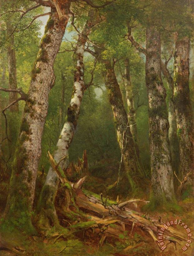 Asher Brown Durand Group of Trees Art Painting