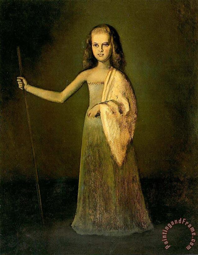 Balthasar Klossowski De Rola Balthus Princess Maria Volkonsky at The Age of Twelve 1945 Art Print