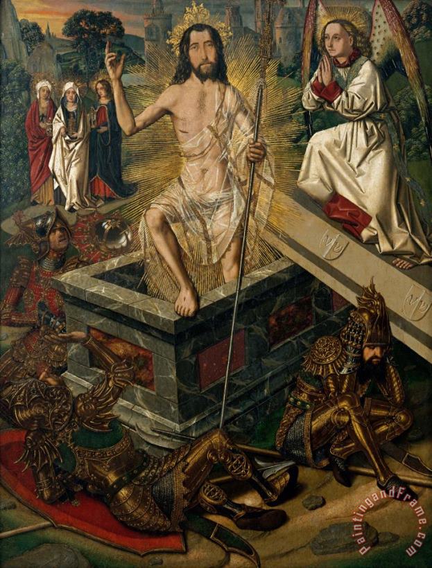 Bartolome Bermejo Resurrection Art Painting