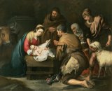 Bartolome Esteban Murillo - The Adoration of the Shepherds painting