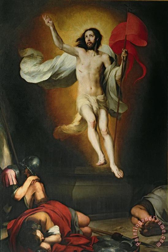 Bartolome Esteban Murillo The Resurrection of Christ Art Painting