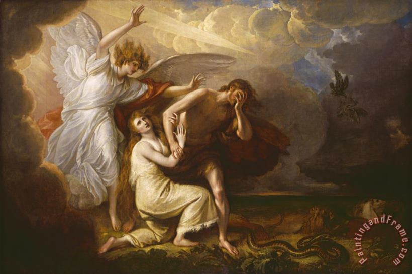 Benjamin West The Expulsion of Adam And Eve From Paradise Art Painting