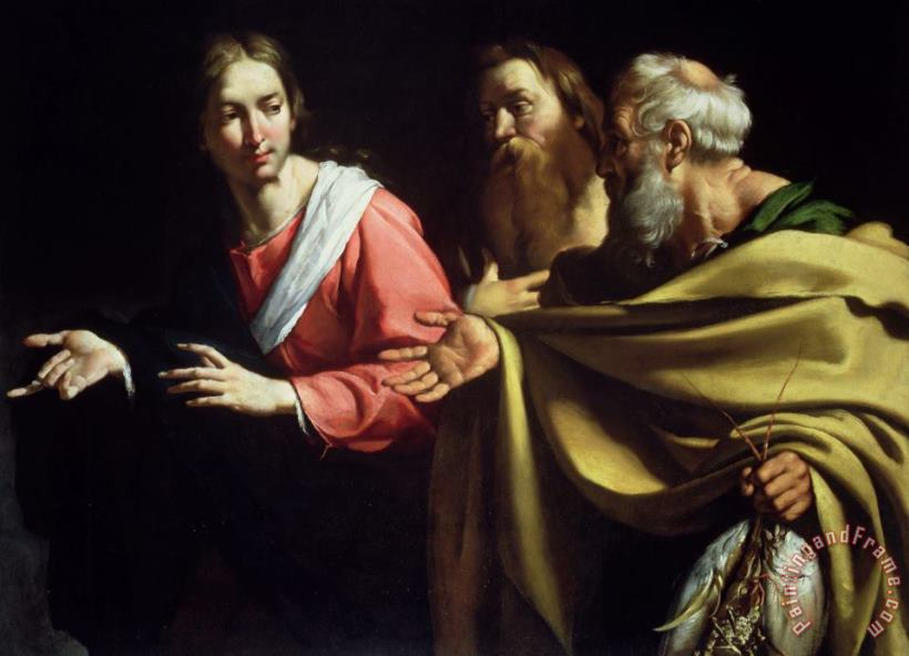 Bernardo Strozzi The Calling Of St. Peter And St. Andrew Art Painting