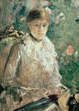 Berthe Morisot - Portrait of a Young Lady painting