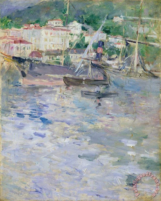 Berthe Morisot The Port at Nice Art Painting