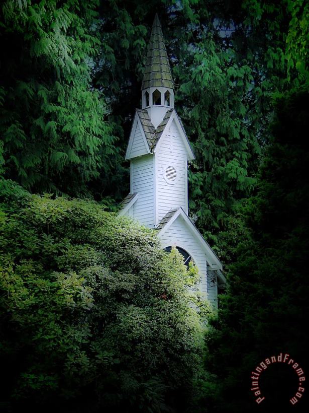 Chapel in the Woods painting - Blair Wainman Chapel in the Woods Art Print